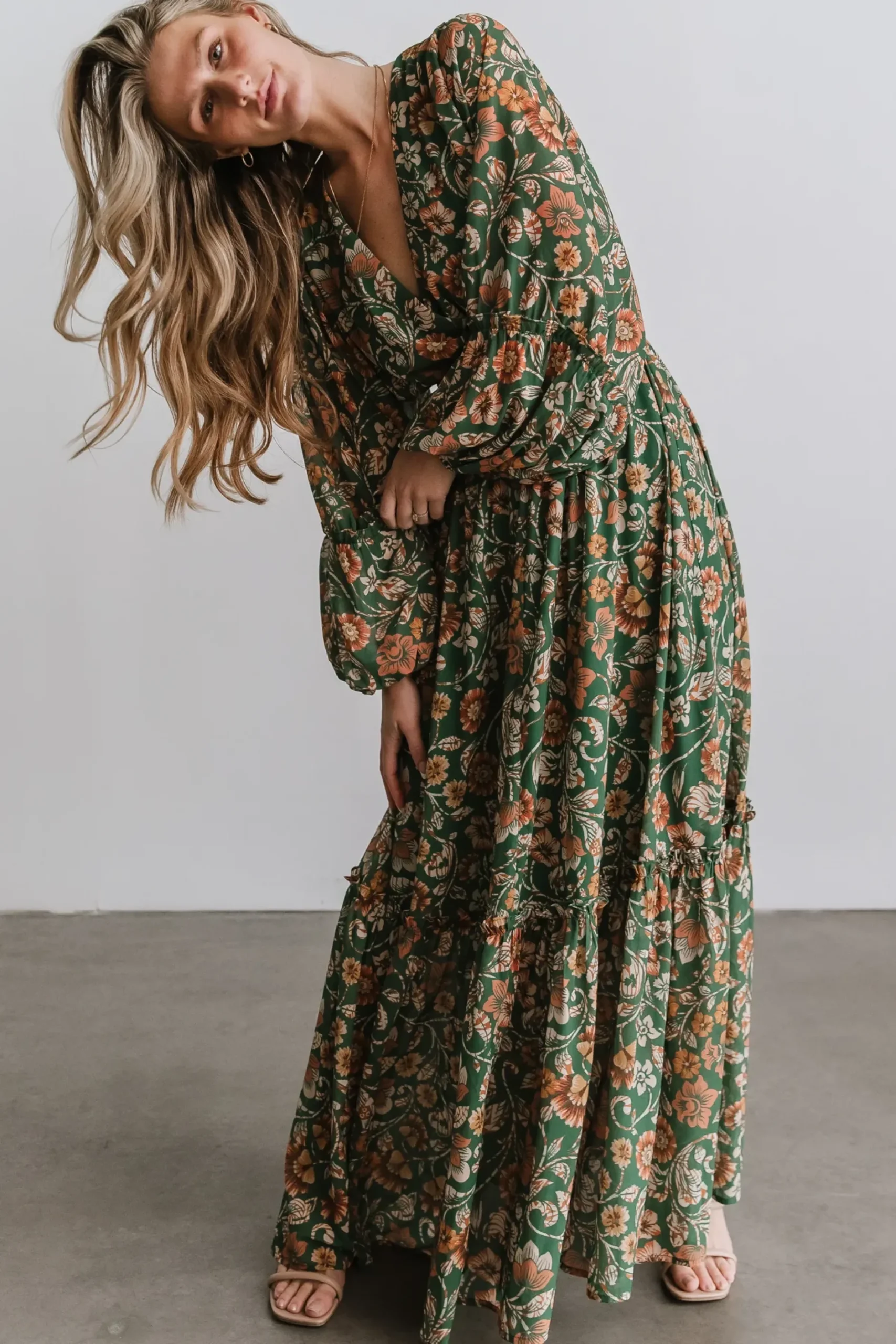 Baltic Born maxi dresses|WEDDING SUITE|Bria Maxi Dress | Green Floral