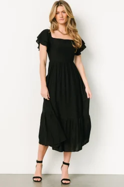 Baltic Born COMING SOON|Buttercup Midi Dress | Black