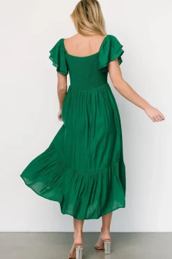 Baltic Born COMING SOON|Buttercup Midi Dress | Evergreen