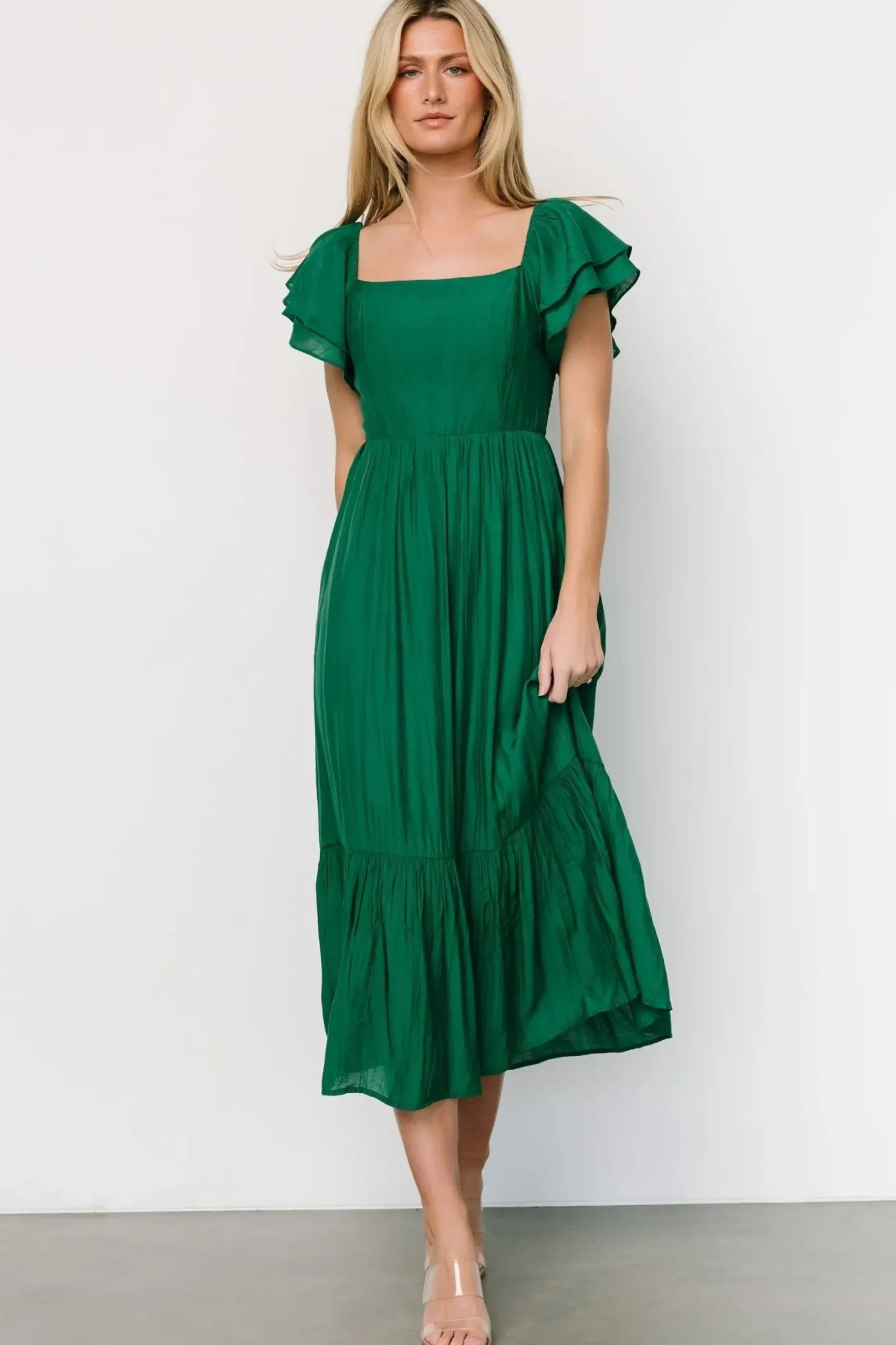 Baltic Born COMING SOON|Buttercup Midi Dress | Evergreen