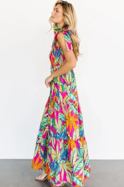Baltic Born maxi dresses|Cabana Maxi Dress | Green + Fuchsia Multi