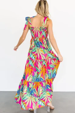 Baltic Born maxi dresses|Cabana Maxi Dress | Green + Fuchsia Multi