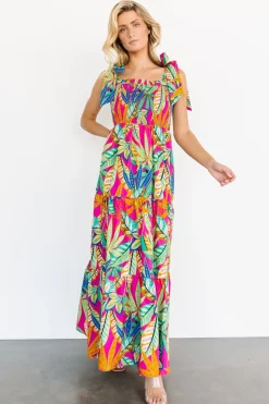 Baltic Born maxi dresses|Cabana Maxi Dress | Green + Fuchsia Multi