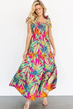 Baltic Born maxi dresses|Cabana Maxi Dress | Green + Fuchsia Multi