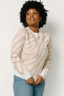 Baltic Born COMING SOON|Carter Sweater | Oatmeal Print