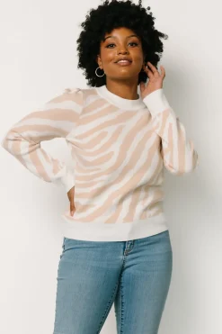 Baltic Born COMING SOON|Carter Sweater | Oatmeal Print