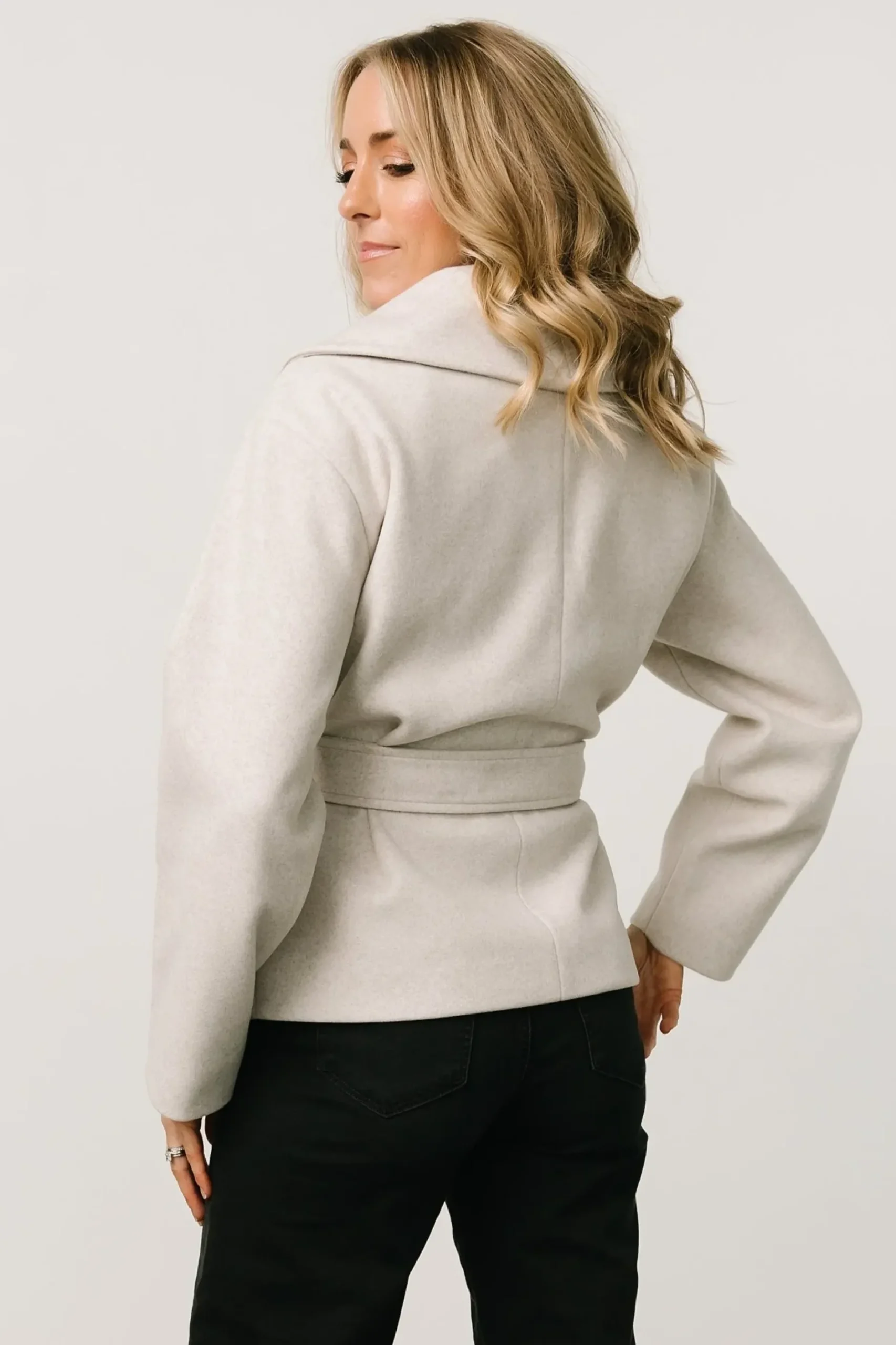 Baltic Born SALE|Cartwright Belted Jacket | Light Beige
