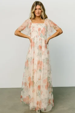 Baltic Born WEDDING SUITE|wedding guest|Cassandra Tulle Maxi Dress | Buttercream Floral