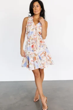 Baltic Born short dresses|Cassis Short Dress | Multi Print