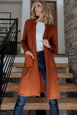 Baltic Born cardigans|WINTER ESSENTIALS|Central Park Cardigan | Rust