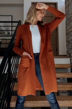 Baltic Born cardigans|WINTER ESSENTIALS|Central Park Cardigan | Rust