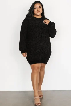 Baltic Born short dresses|TOPS|Christa Sweater Dress | Black