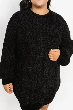 Baltic Born short dresses|TOPS|Christa Sweater Dress | Black