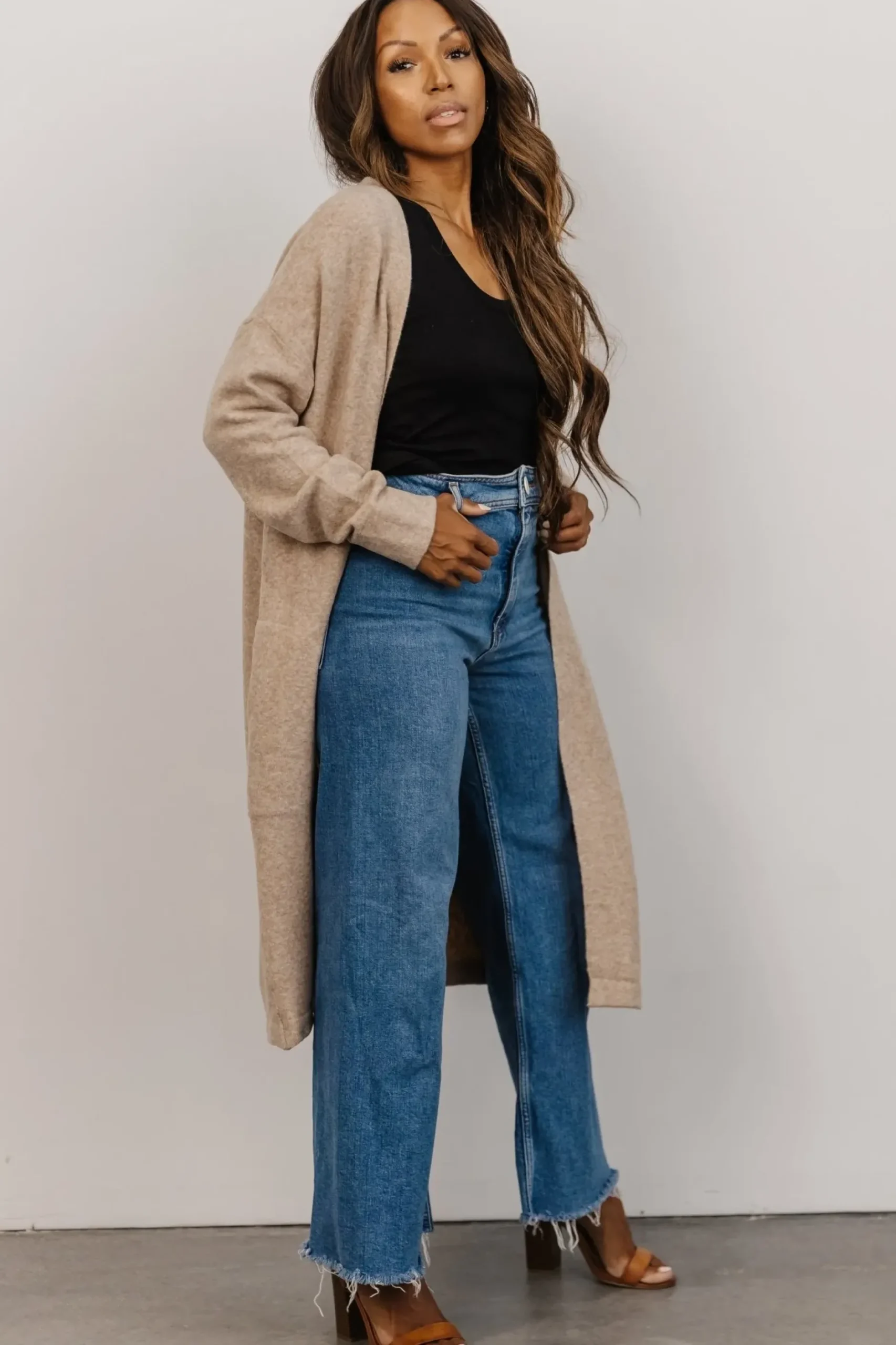 Baltic Born cardigans|Claire Cardigan | Taupe