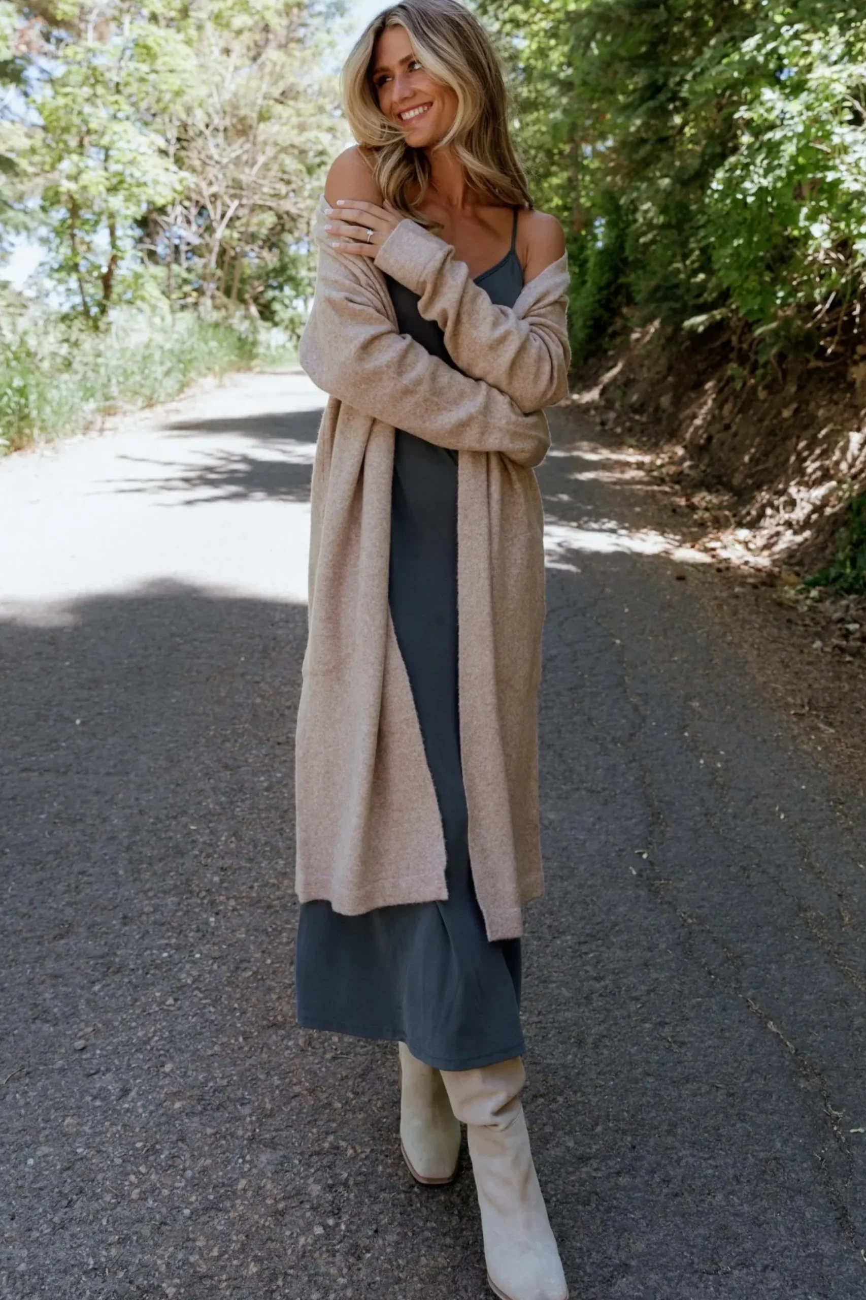 Baltic Born cardigans|Claire Cardigan | Taupe
