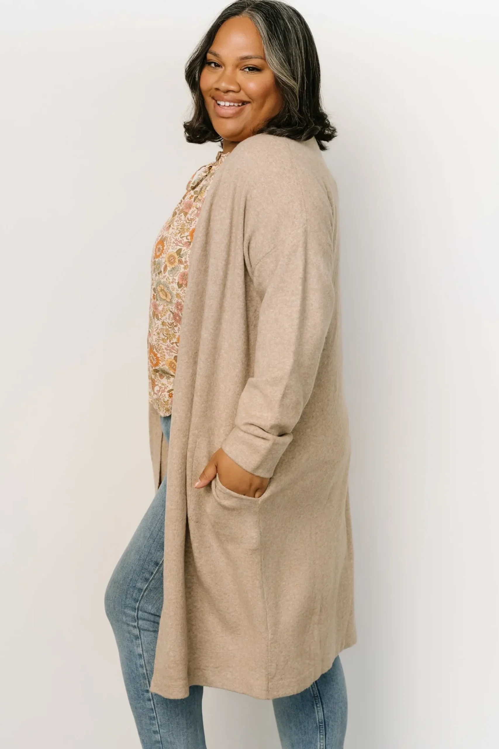 Baltic Born cardigans|Claire Cardigan | Taupe