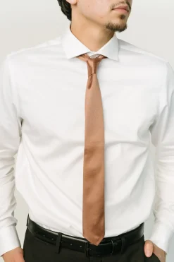 Baltic Born COMING SOON|Classic Satin Tie | Bronze