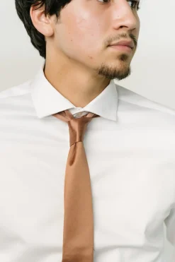 Baltic Born COMING SOON|Classic Satin Tie | Bronze