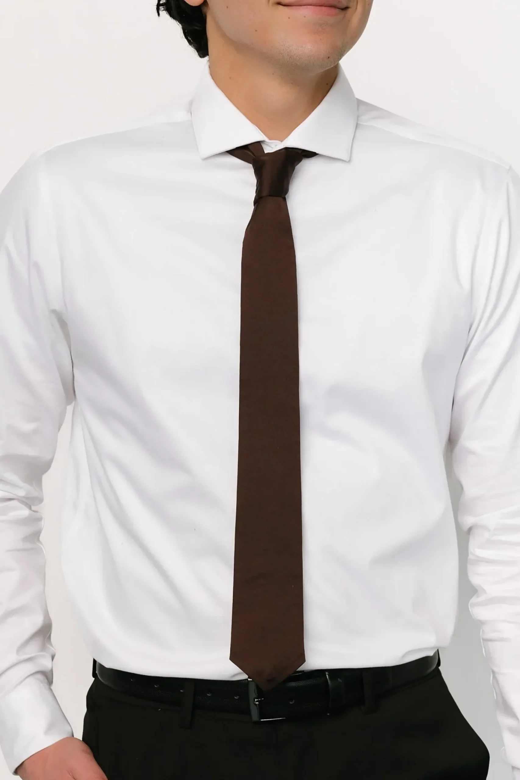 Baltic Born COMING SOON|Classic Satin Tie | Espresso