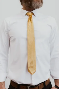 Baltic Born ties|Classic Velvet Tie | Gold