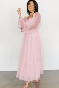 Baltic Born tulle styles|Cleobelle Maxi Dress | Rosy Pink