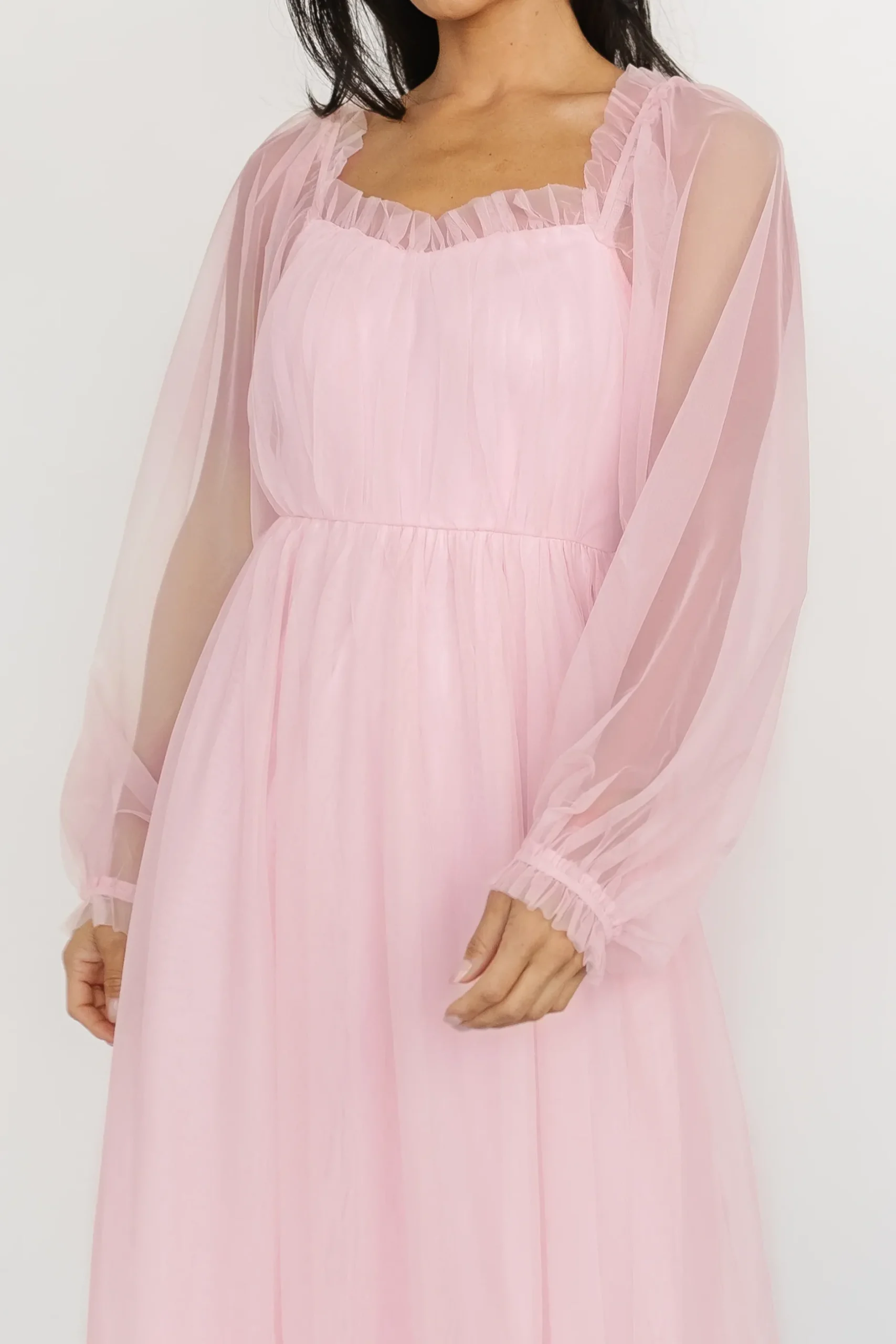 Baltic Born tulle styles|Cleobelle Maxi Dress | Rosy Pink