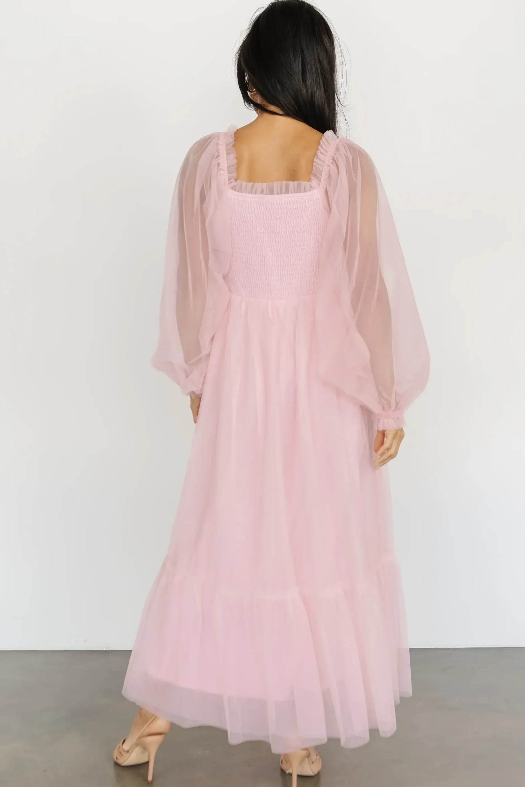 Baltic Born tulle styles|Cleobelle Maxi Dress | Rosy Pink