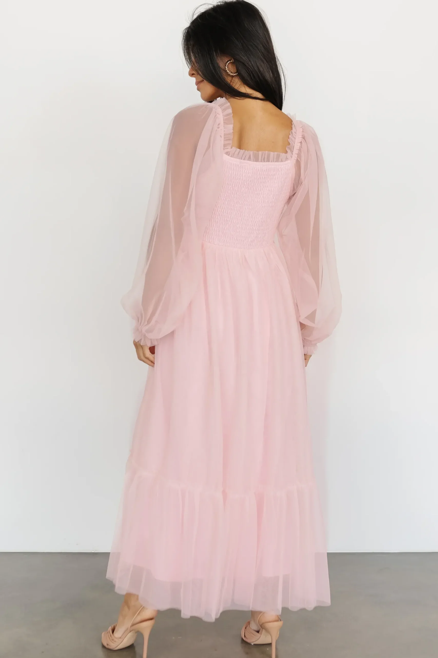 Baltic Born tulle styles|Cleobelle Maxi Dress | Rosy Pink