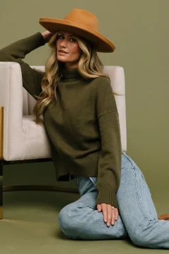 Baltic Born TOPS|sweaters|Collins Knit Sweater | Olive