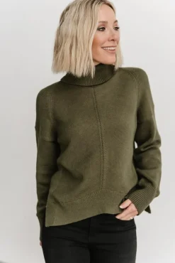 Baltic Born TOPS|sweaters|Collins Knit Sweater | Olive