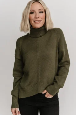 Baltic Born TOPS|sweaters|Collins Knit Sweater | Olive