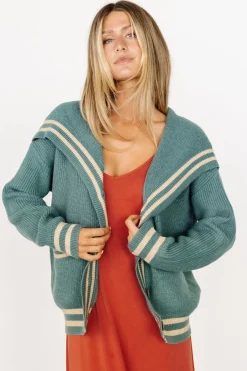 Baltic Born sweaters|WINTER ESSENTIALS|Corbett Knit Cardigan | Jade