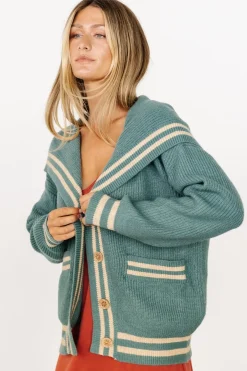 Baltic Born sweaters|WINTER ESSENTIALS|Corbett Knit Cardigan | Jade