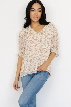 Baltic Born blouses + shirts|Cordova Top | Cream Multi Floral