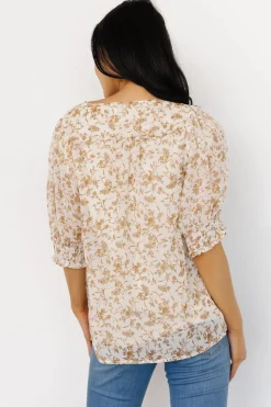 Baltic Born blouses + shirts|Cordova Top | Cream Multi Floral
