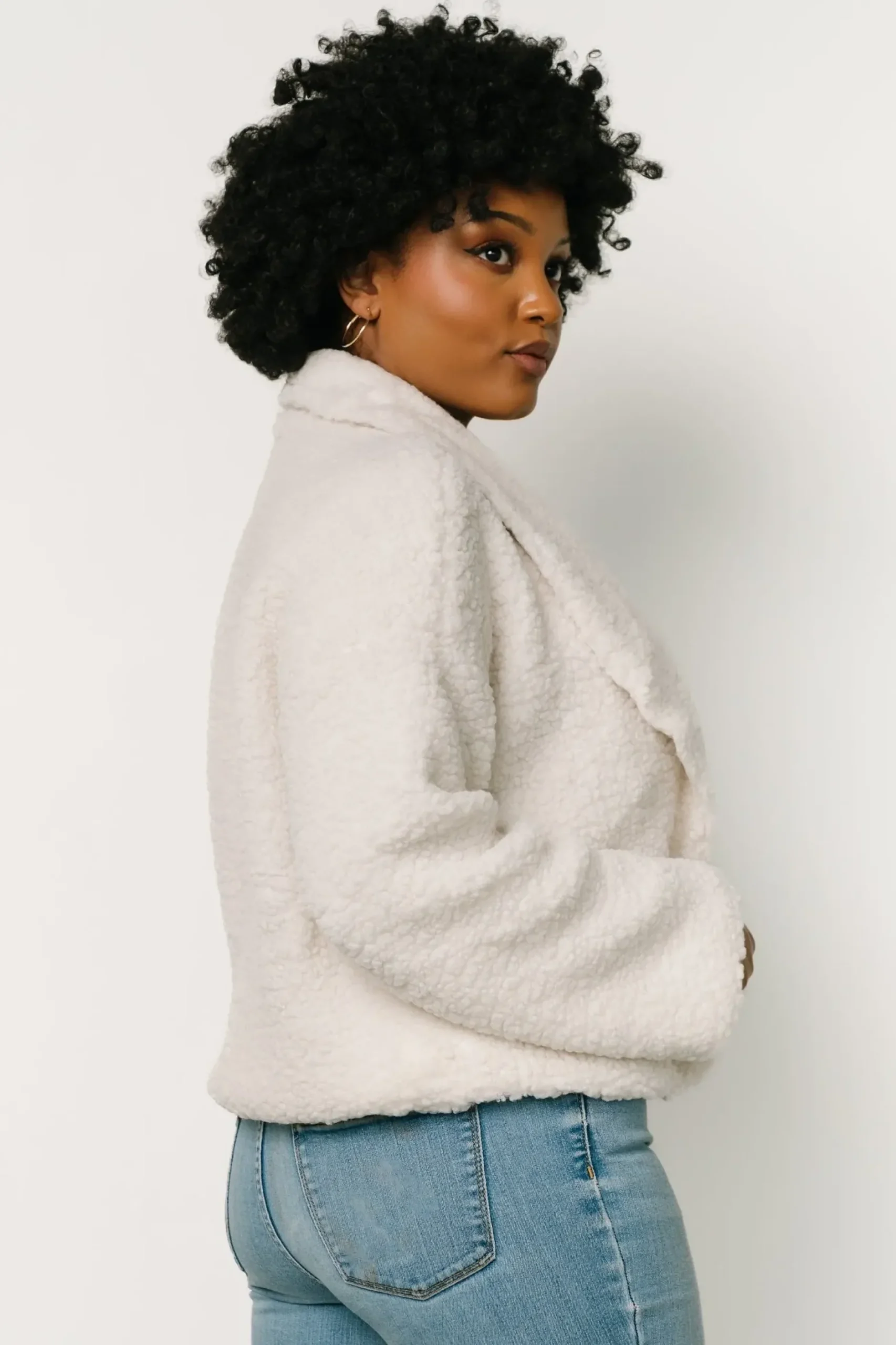 Baltic Born COMING SOON|Crest Sherpa Jacket | Off White