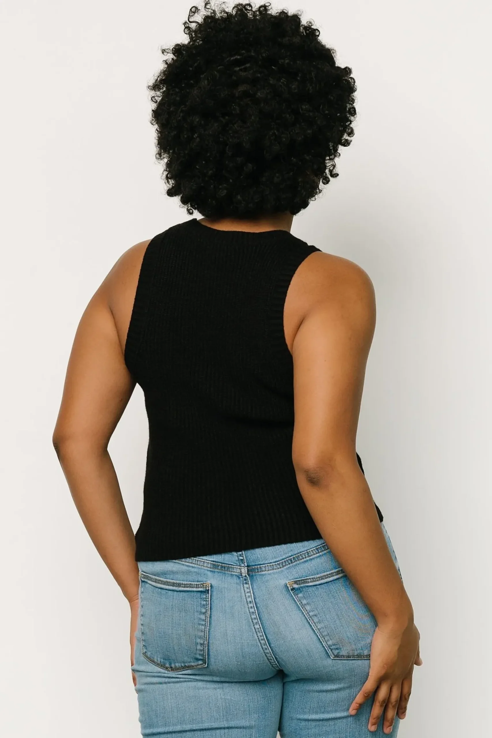 Baltic Born blouses + shirts|Cruz Knit Tank Top | Black