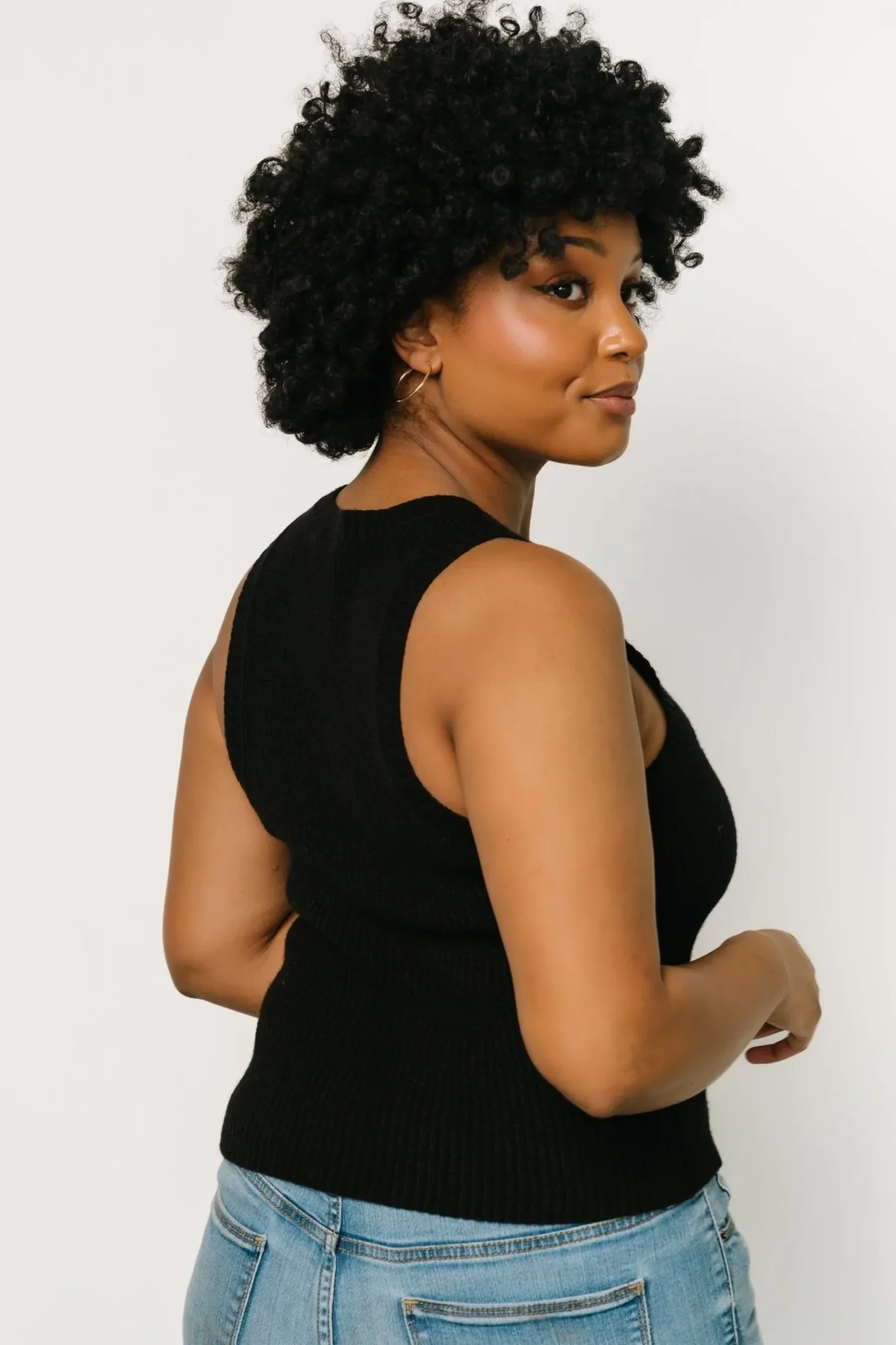 Baltic Born blouses + shirts|Cruz Knit Tank Top | Black