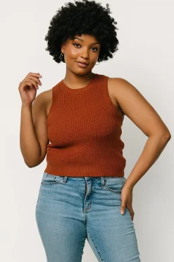 Baltic Born blouses + shirts|Cruz Knit Tank Top | Copper