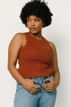 Baltic Born blouses + shirts|Cruz Knit Tank Top | Copper