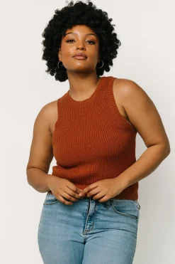 Baltic Born blouses + shirts|Cruz Knit Tank Top | Copper