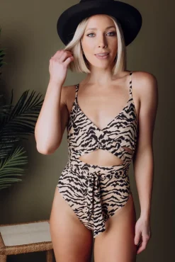 Baltic Born one piece|Cyprus One Piece | Animal Stripe