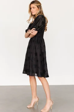 Baltic Born short dresses|Daisy Short Dress | Black