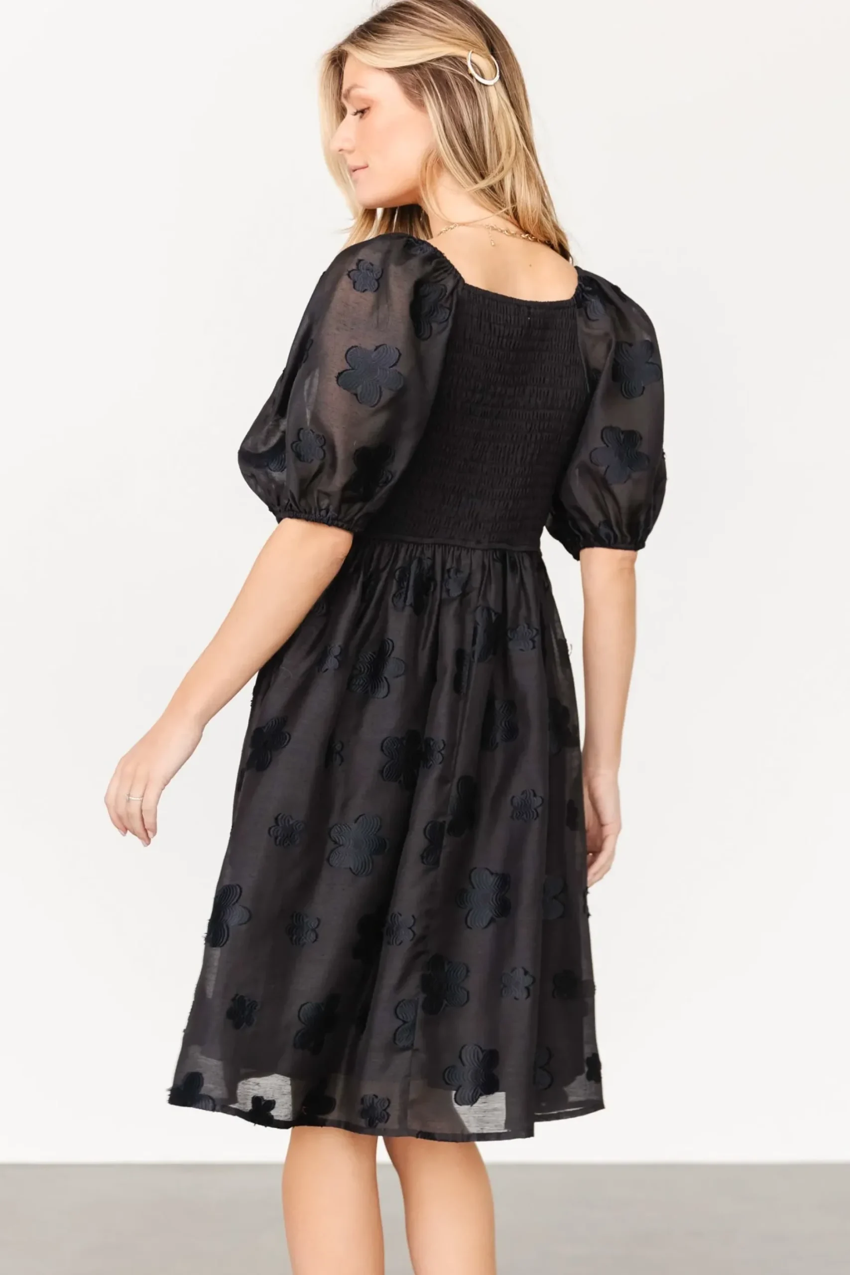 Baltic Born short dresses|Daisy Short Dress | Black