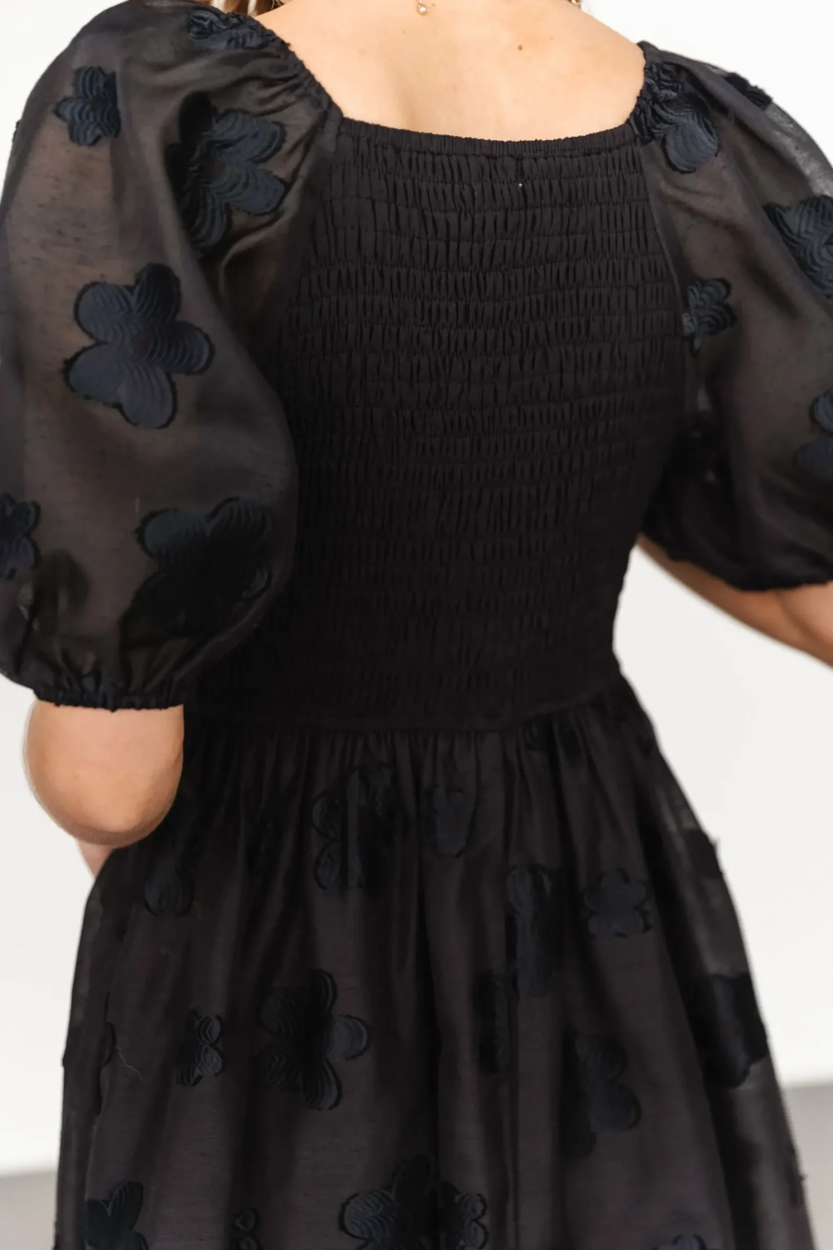 Baltic Born short dresses|Daisy Short Dress | Black