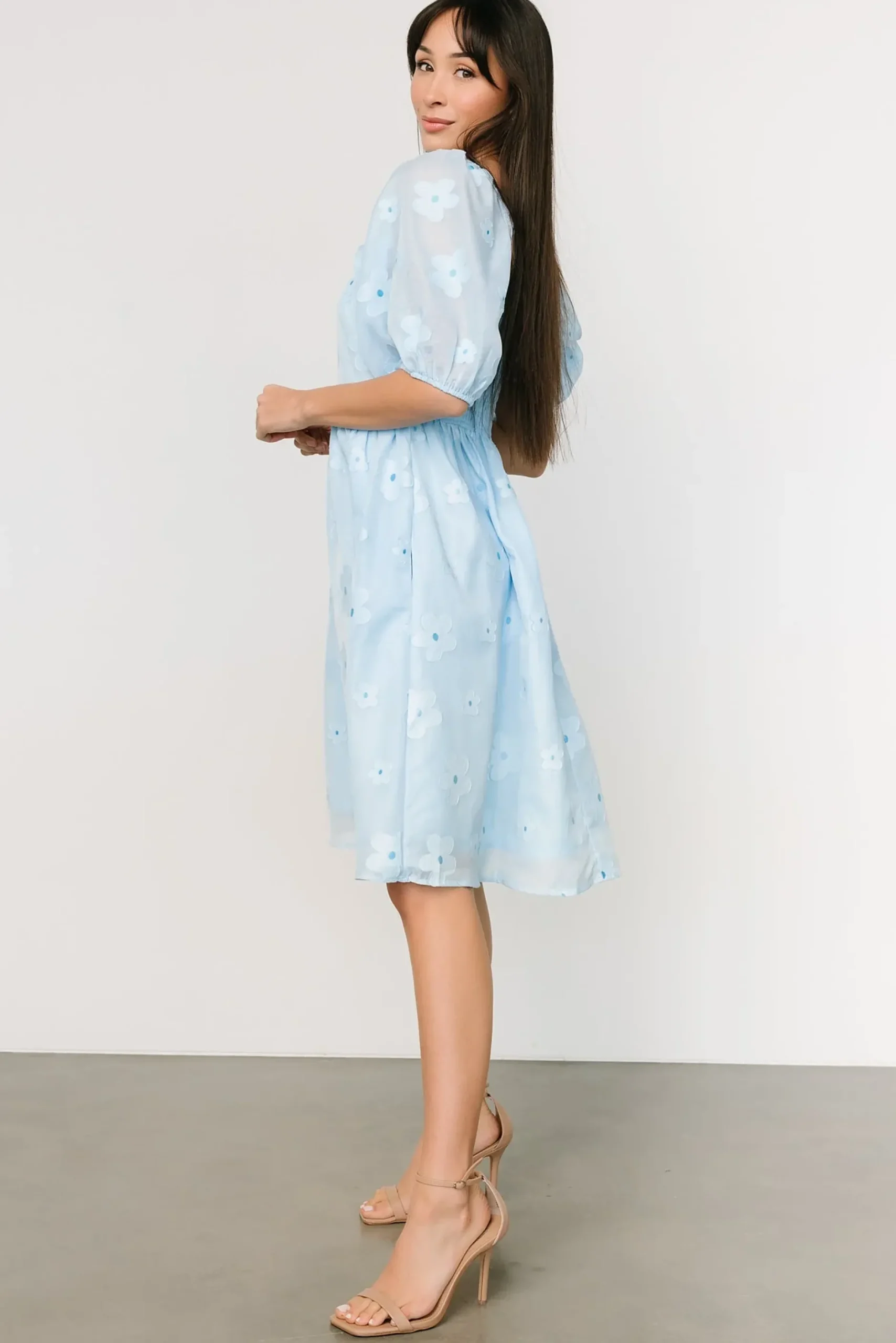 Baltic Born short dresses|Daisy Short Dress | Blue Floral