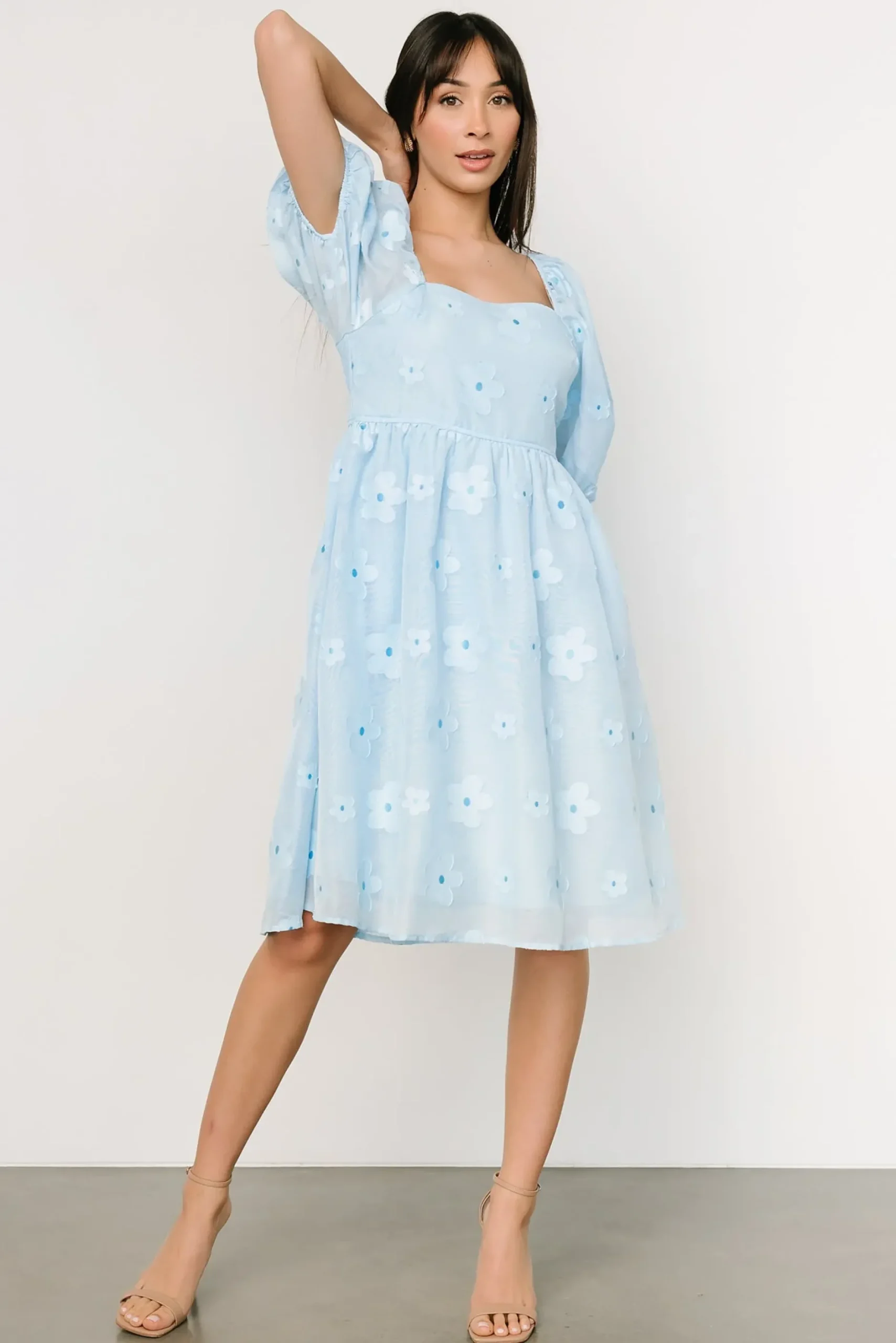 Baltic Born short dresses|Daisy Short Dress | Blue Floral