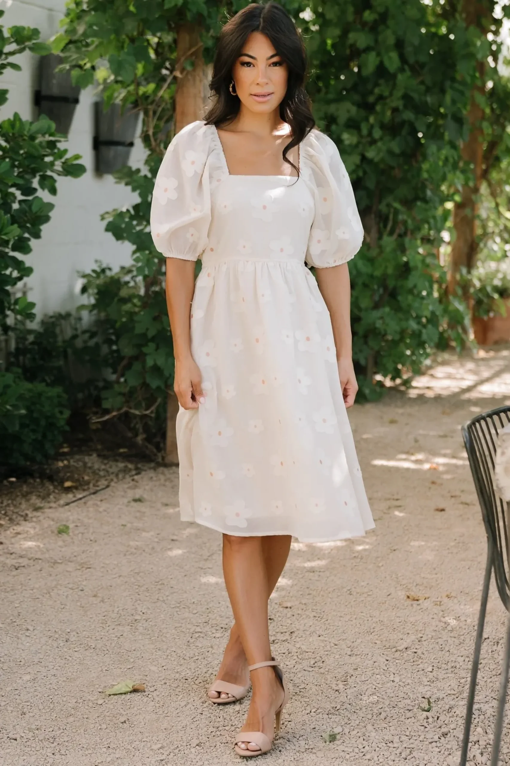 Baltic Born short dresses|Daisy Short Dress | Vintage Cream Floral