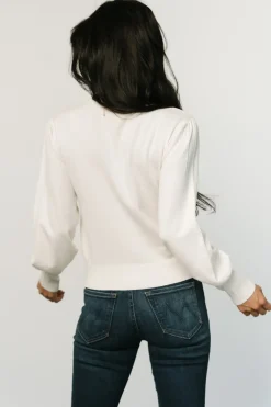 Baltic Born blouses + shirts|WINTER ESSENTIALS|Danica Turtleneck Knit Top | Ivory