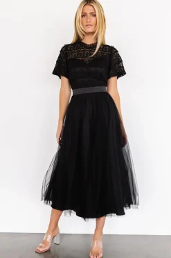 Baltic Born COMING SOON|Darcy Tulle Midi Dress | Black